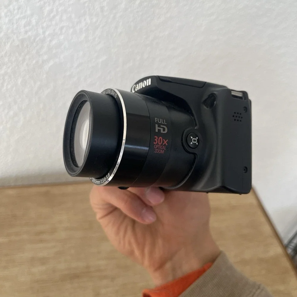 Canon Powershot SX510 HS 12.1 Mp Wi-Fi Digital Camera - Working - With Charger